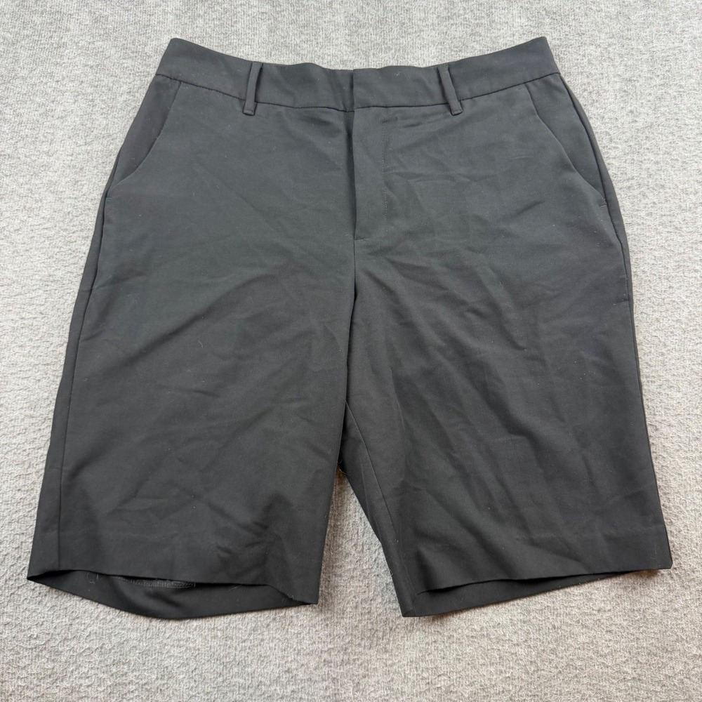 Worthington Performance Shorts Women's 12 Black 4-Way Stretch DWR Finish